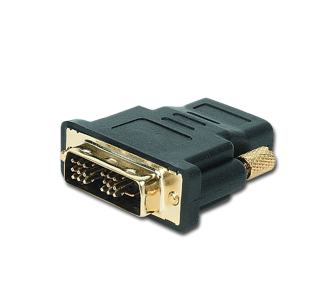 Adaptateur monobloc HDMI / F vers DVI-D 18+1 / M - Trademos